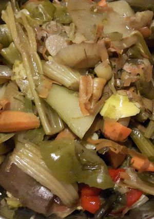 A picture of #zerowaste vegetable broth.