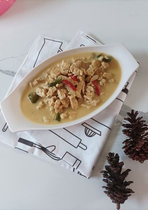 Foto resep Sayur tempe kuah santan