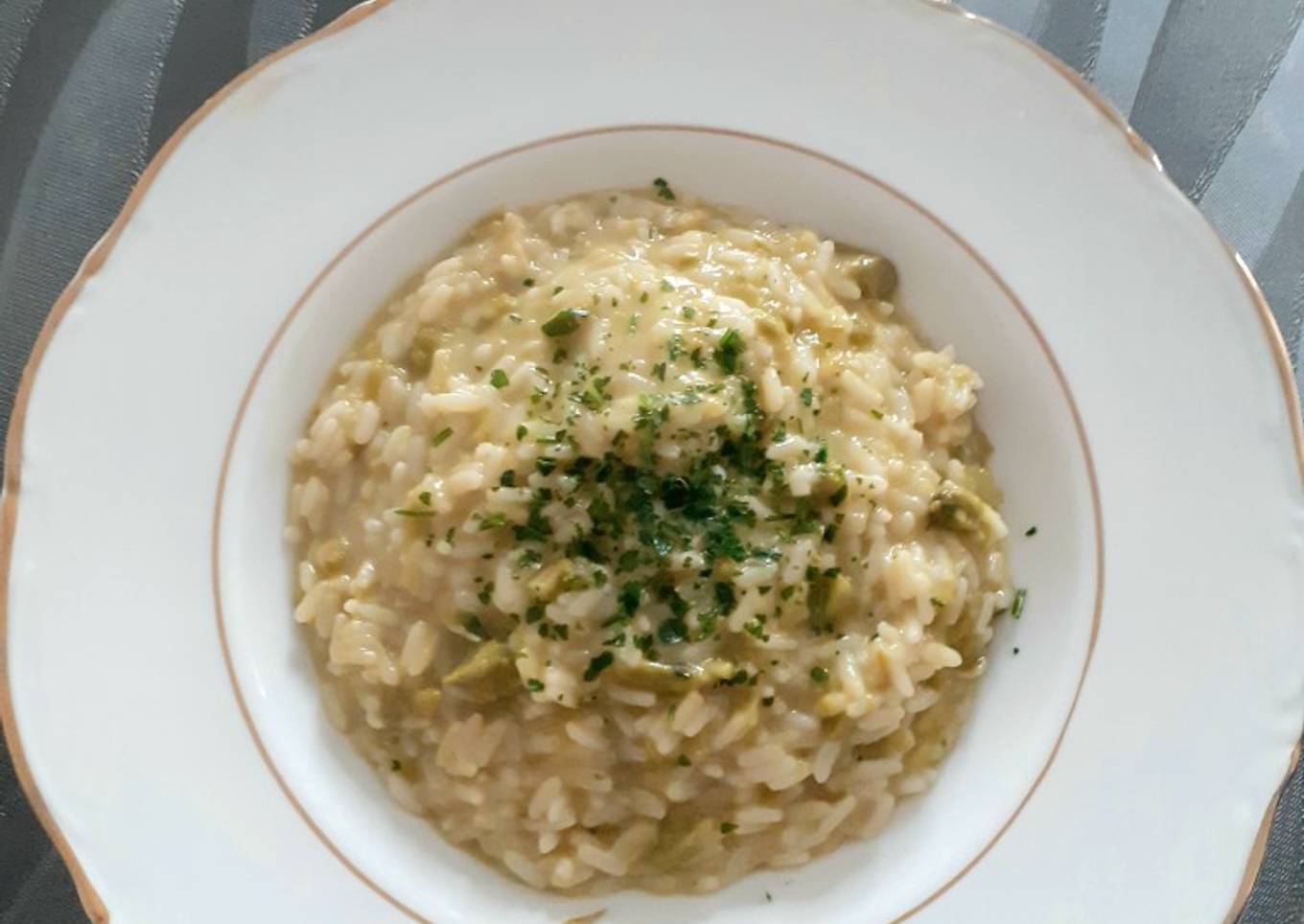 Risotto crémeux aux asperges 😋