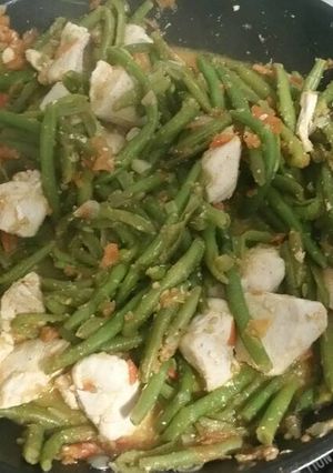 Une photo de Émincés de poulet aux légumes