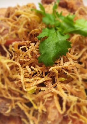 Hình của món Gừng chiên giòn.