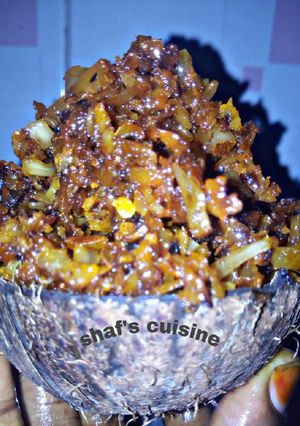 A picture of Coconut flakes.