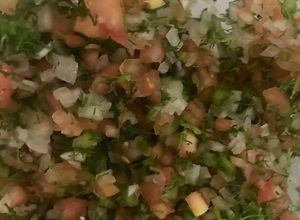 Una foto de Pico de gallo