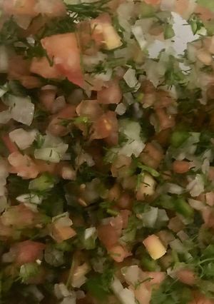 Una foto de Pico de gallo