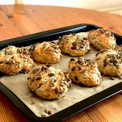 A picture of Herb, Cheese, Nuts and Seed Scones.
