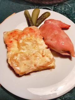 Sajtos csirkemell recept fotója
