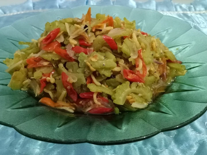 Langkah Gampang Membuat Resep Tumis Pare &amp;amp; Teri Medan yang  Bikin Ketagihan Anti Ribet, Mantap Sekali