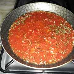 Una foto de Salsa para pizza