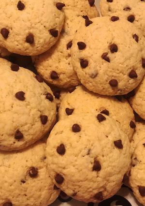 Una foto de Galletas con chispas de chocolate🍪