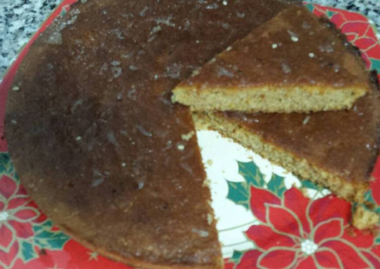 Bizcocho de harina de maíz sin trigo