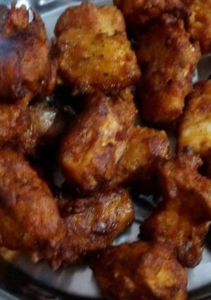A picture of Aar fish pakoda.