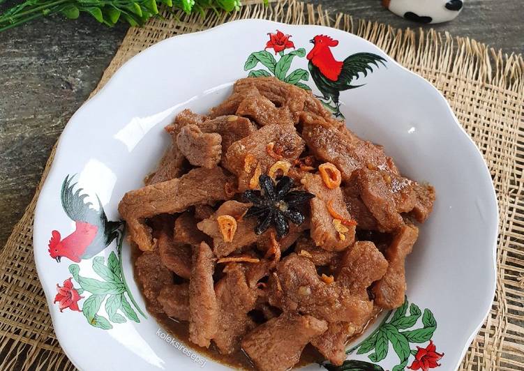 Daging sapi manis aroma pekak