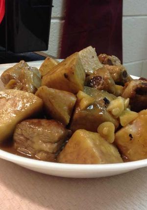 芋頭燒排骨 的食譜成品照片