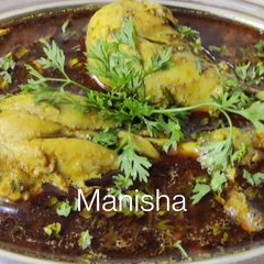 Kolhapuri Tambda Rassa(Kolhapuri Chicken Curry) A picture of Kolhapuri Tambda Rassa(Kolhapuri Chicken Curry).
