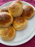 Pan para hamburguesa, también sirve para pebetes