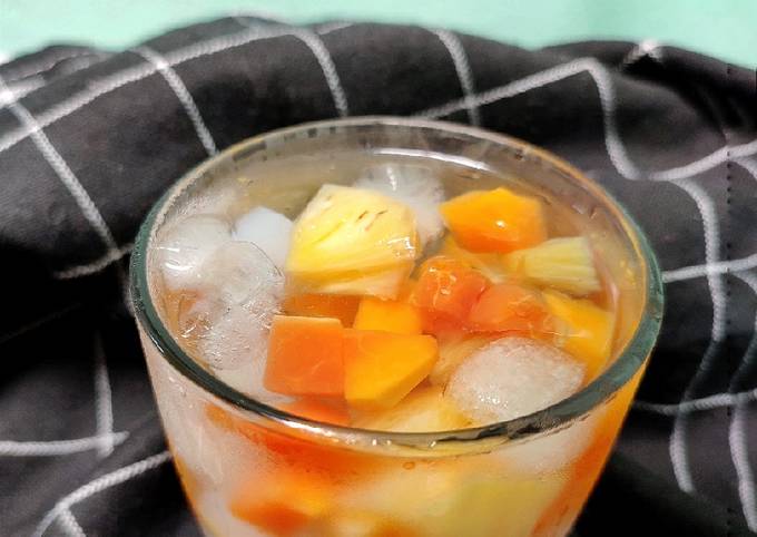 Resep Es Buah Fruits Cocktail Oleh Sesilia Ernita Putri Utami Cookpad