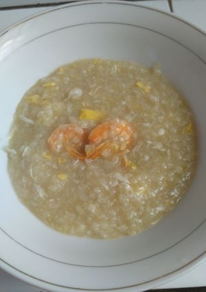 Foto resep Bubur kaldu udang