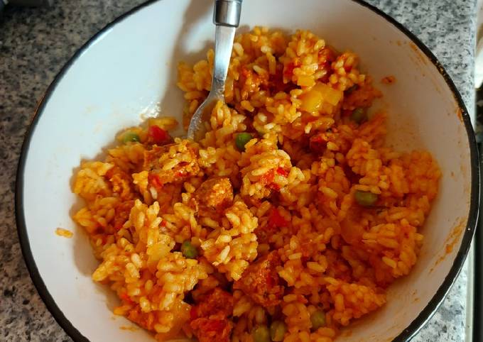 Vegan Chorizo Paella