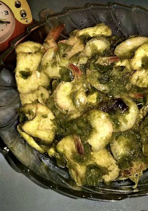 Foto resep 1. Udang lado hijau ala bunda Naufal