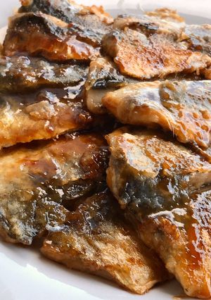 Una foto de Kabayaki de Sardinas