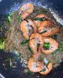 กุ้งอบ วุ้นเส้น