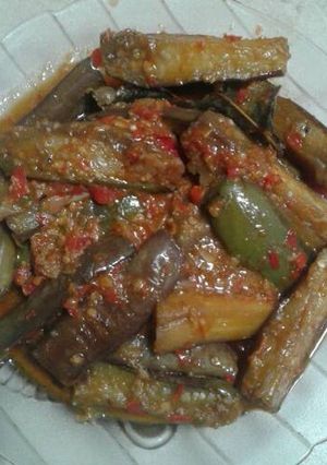 Foto resep Terong balado pedas manis