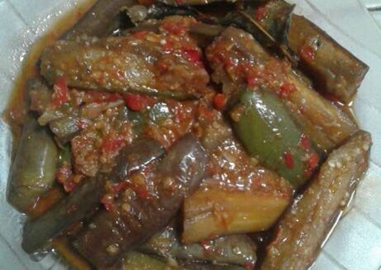 Terong balado pedas manis