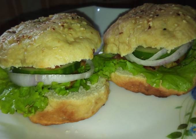Homemade chicken burger Recipe