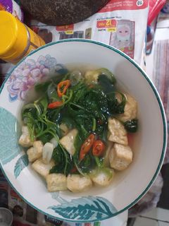 Foto resep Tumis Bayam Tahu (anti gagal)