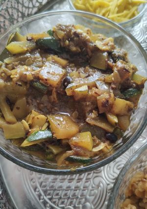 Une photo de 🌟🌟Courgettes au curry express