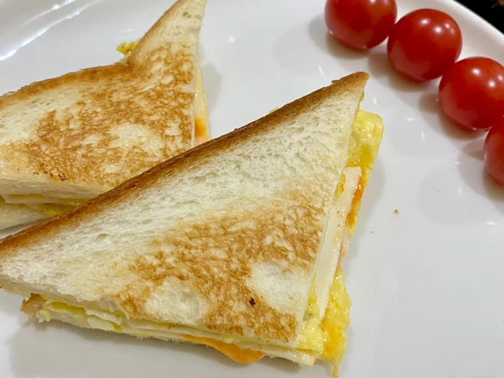 Cara Gampang Membuat Resep Roti Lapis Telur Keju yang Lezat Anti Ribet, Bisa Manjain Lidah