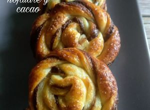 Foto principal de Espirales de hojaldre y crema de cacao