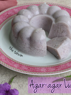 Foto resep Agar-agar Lumut Pop Ice Taro