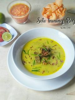 Foto resep Soto kuning Bogor