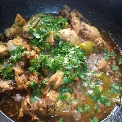 A picture of Balochi tikka karahi 😋.