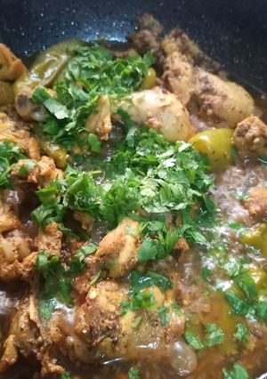 A picture of Balochi tikka karahi 😋.