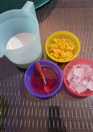 Foto resep Es nangka kelapa parut simple