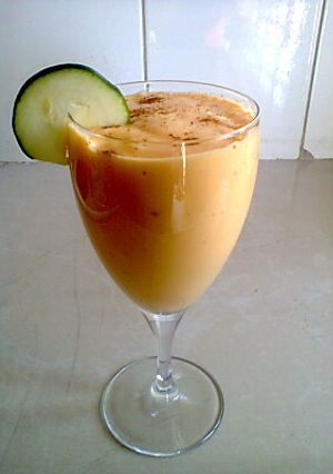 A picture of Mango Cinnamon Smoothie.