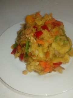 A picture of Potatoes and Chicken Curry Pottage by Ogechukwu Mbanugo.