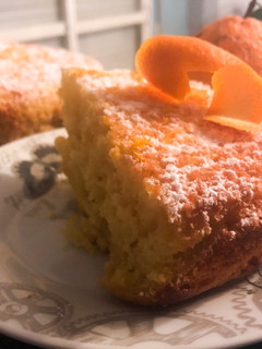 Una foto de Bizcocho de naranja