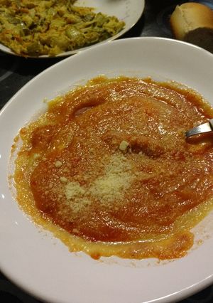 Una foto de Polenta a la portuguesa