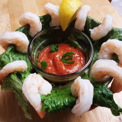 A picture of Nan's Shrimp Cocktail.