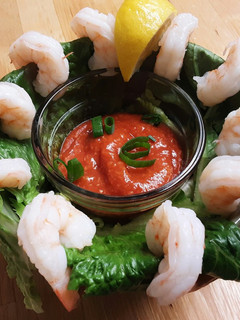 A picture of Nan's Shrimp Cocktail.
