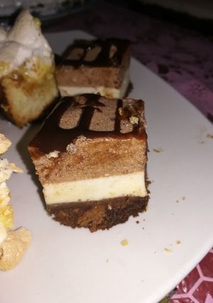 Una foto de Cheesecake cacao-yogurt😋