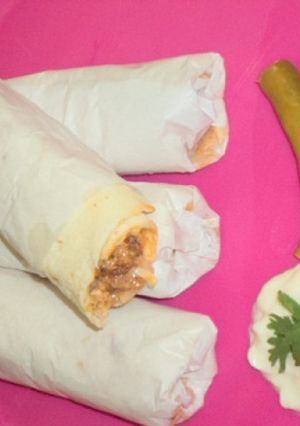 A picture of Shawarma.