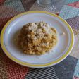 🍚 Risotto con queso azul y vino blanco