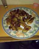 Tajaditas de plátano maduro