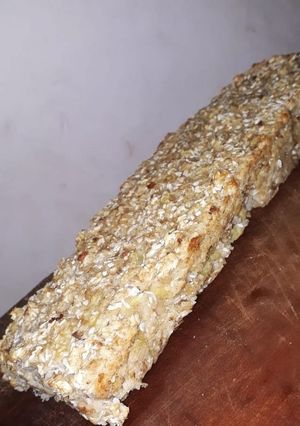 Una foto de Budín vegano de coco, avena y banana