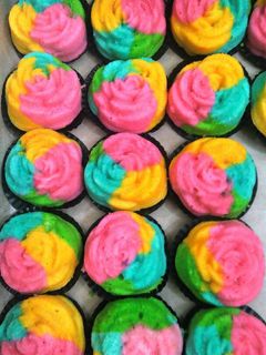 Foto resep Bolkus Mawar Rainbow