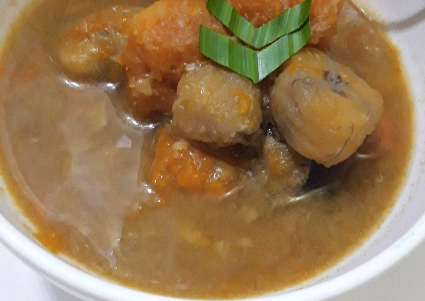 Kolak Pisang Duren Labu